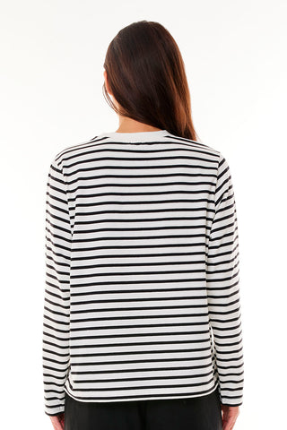 OUI OUI LS FREE TEE BLACK/CHALK