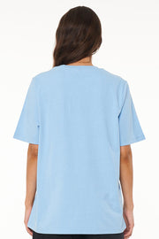 RELAX TEE 220/LINED OUT GLACIER