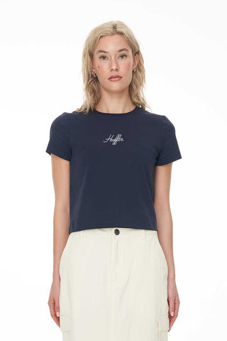 WMNS BABY TEE/IDYLLIC NAVY