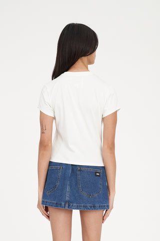 MINI TEE/FLUTTERBY CHALK