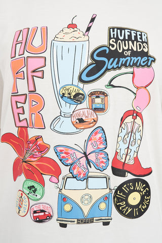 CLASSIC TEE 170/HUFFER SOUNDS CHALK