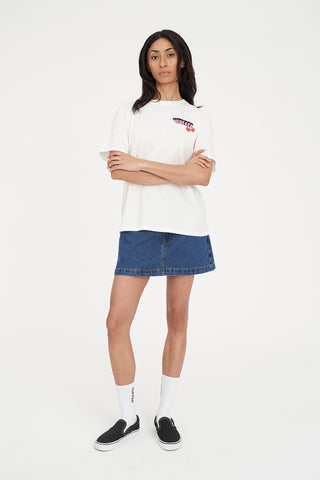 CLASSIC TEE 170/REAL NICE CHALK