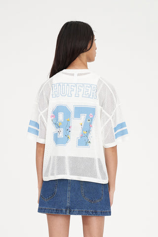 MESH LEAGUE TEE CHALK