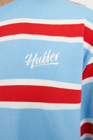 BROOKLYN RELAX TEE BLUE/POPPY