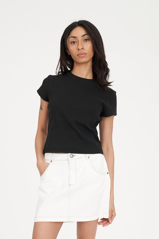 RIB MINI TEE 290/HOMEBOUND BLACK