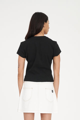RIB MINI TEE 290/HOMEBOUND BLACK