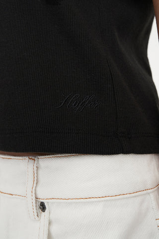 RIB MINI TEE 290/HOMEBOUND BLACK