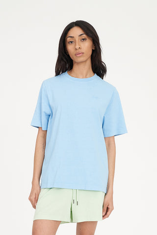WMNS PREMIER TEE BLUE GLEAM