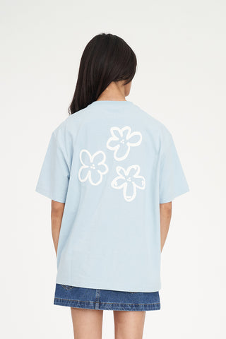 RELAX TEE 220/DAISY Y2K BLUE