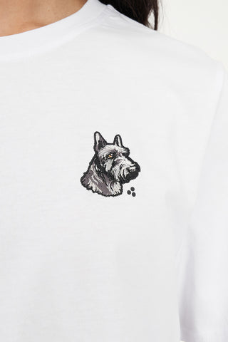 CLASSIC TEE 170/SCHNAUZER WHITE