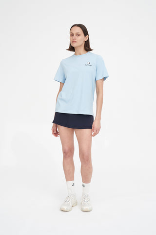 WOMENS CLASSIC TEE 170/ON IT ICE BLUE
