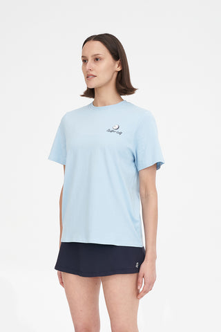 WOMENS CLASSIC TEE 170/ON IT ICE BLUE