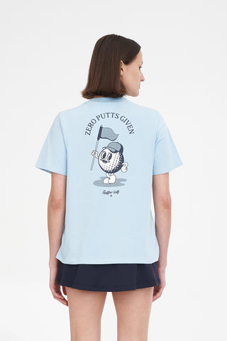 WOMENS CLASSIC TEE 170/ON IT ICE BLUE