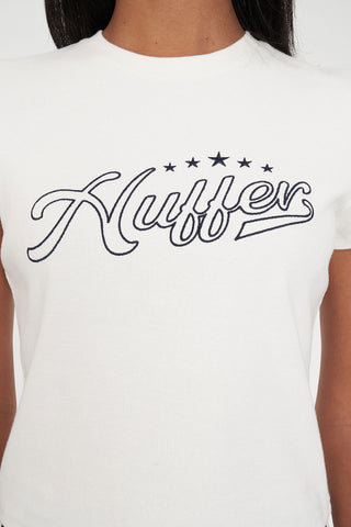 RIB MINI TEE 185/VARSITY CHALK