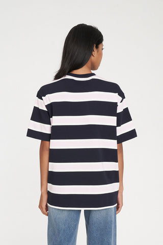 BROOKLYN RELAX TEE NAVY/PETAL