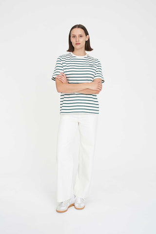 WMNS OUI OUI CLASSIC TEE CHALK/PINE