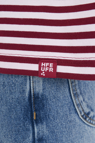 BILLIE LS TEE BURGUNDY/PETAL