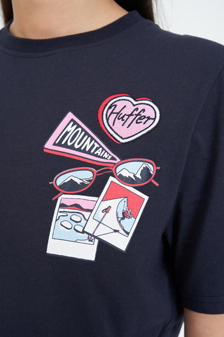 CLASSIC TEE 170/SKI THEN SIP NAVY
