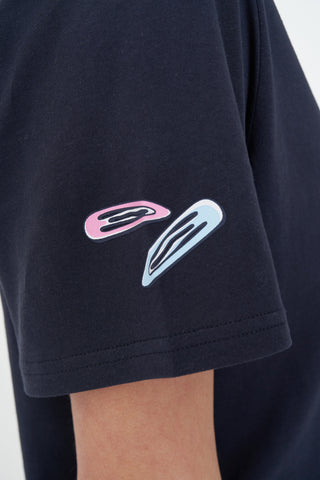 CLASSIC TEE 170/SKI THEN SIP NAVY