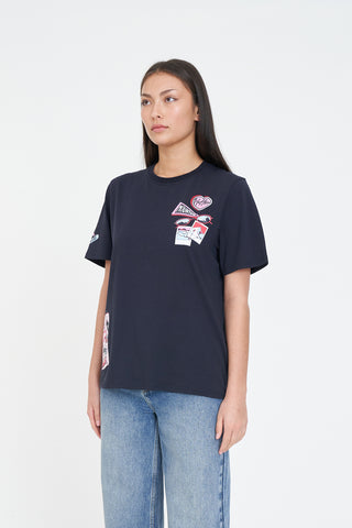 CLASSIC TEE 170/SKI THEN SIP NAVY