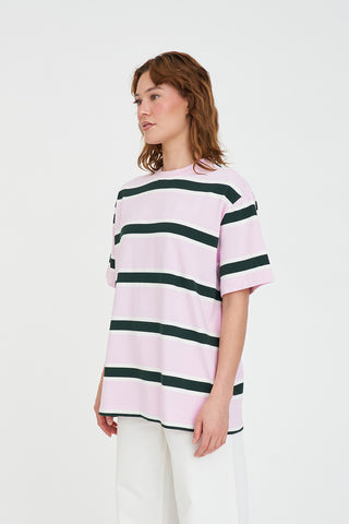 BROOKLYN RELAX TEE GREEN/PINK