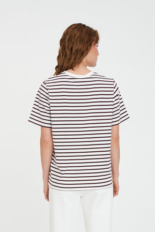 OUI OUI CLASSIC TEE CHESTNUT/CHALK