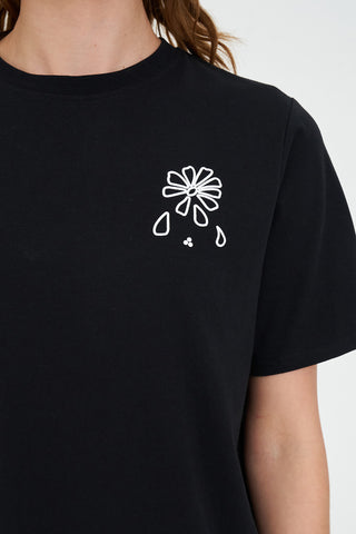 CLASSIC TEE 170/PETAL BLACK