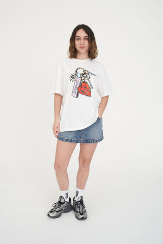 RELAX TEE 220/HAVE A KIKI CHALK