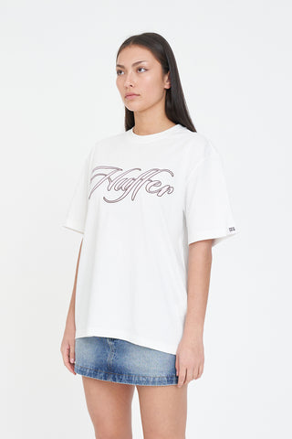 RELAX TEE 220/WITH THE FLOW CHALK