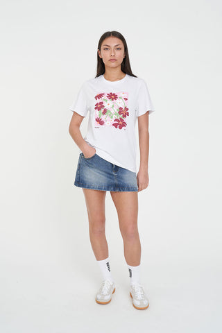 CLASSIC TEE 170/FLOWER MARKET WHITE