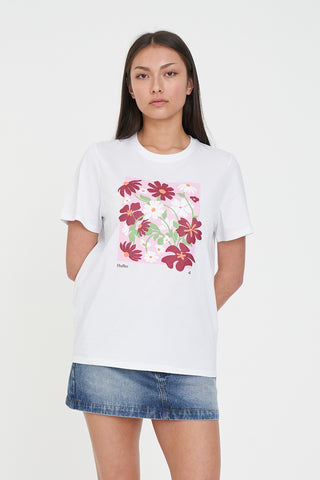 CLASSIC TEE 170/FLOWER MARKET WHITE