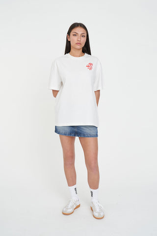 RELAX TEE 220/SIP & SNACK CHALK