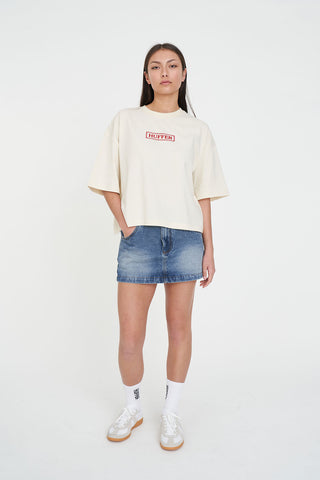 BOXY TEE 220/PERENNIAL ECRU