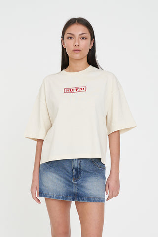 BOXY TEE 220/PERENNIAL ECRU