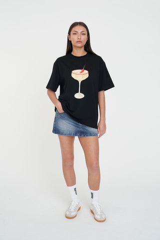 RELAX TEE 220/SPICY TIME BLACK
