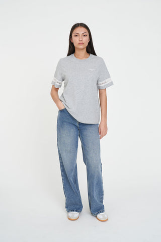 CHERIE CLASSIC TEE 170 GREY MARLE