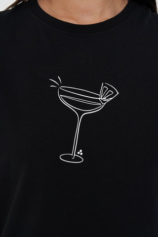 CLASSIC TEE 170/MARG BLACK