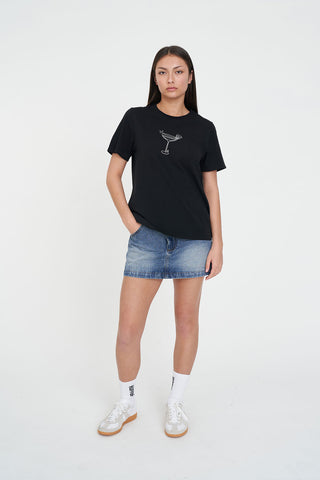 CLASSIC TEE 170/MARG BLACK