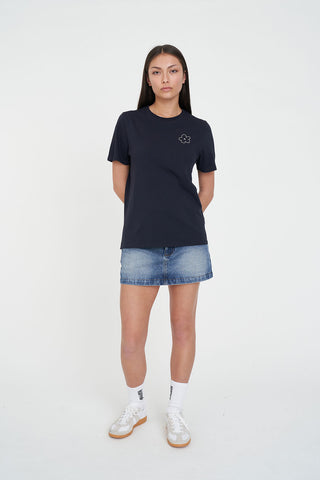 CLASSIC TEE 170/FLOWERBOMB NAVY