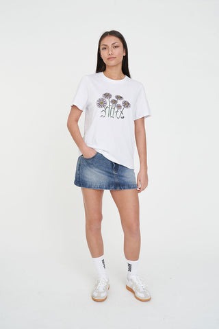CLASSIC TEE 170/GERBERA WHITE