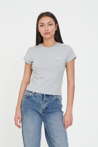 CHERIE MINI TEE 185 GREY MARLE