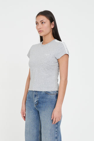 CHERIE MINI TEE 185 GREY MARLE