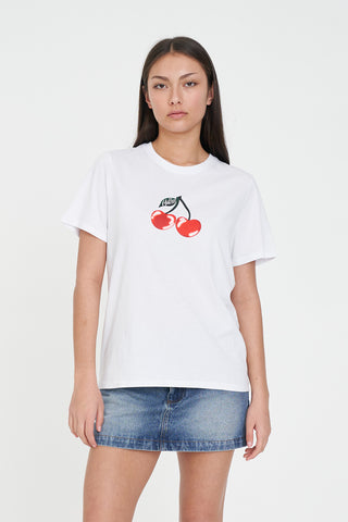 CLASSIC TEE 170/CERISE WHITE