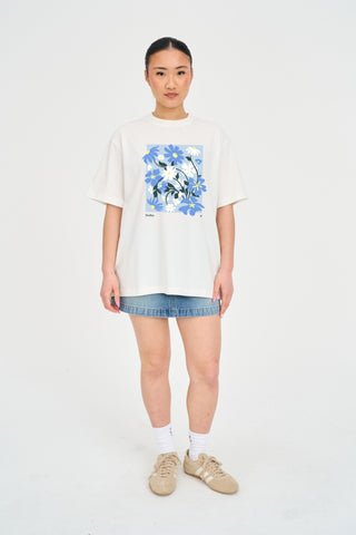 RELAX TEE 220/FLOWER MARKET CHALK