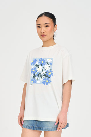 RELAX TEE 220/FLOWER MARKET CHALK