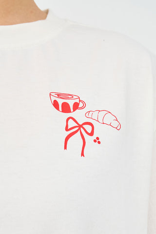 RELAX TEE 220/WEEKEND PLANS CHALK