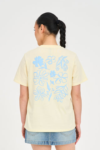 CLASSIC TEE 170/FLORAL LEMONADE