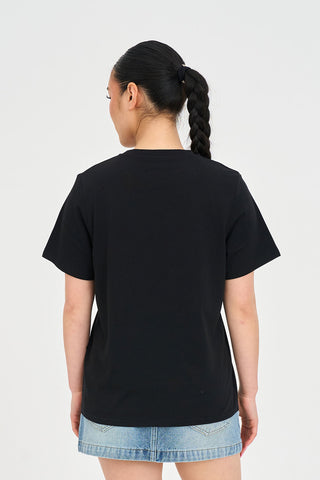 CLASSIC TEE 170/FLOWER MARKET BLACK