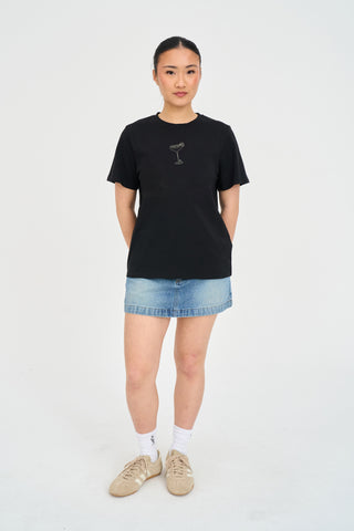 CLASSIC TEE 170/HAPPY HOUR BLACK