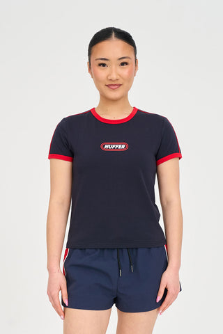 RINGER TEE/CONVERT NAVY
